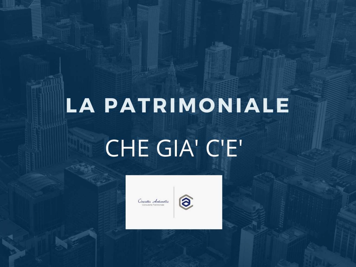 Rappresentazione visiva dell'articolo: Il Rischio di una PATRIMONIALE (Che già c'é)